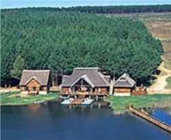 Dullstroom chalet on the lake. Dullstroom shuttle service will get you there safely
